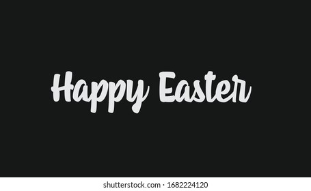 Alles Gute zum Ostern. Typografisches Design.
