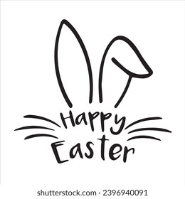 happy easter logo inspirational positive quotes, motivational, typography, lettering design