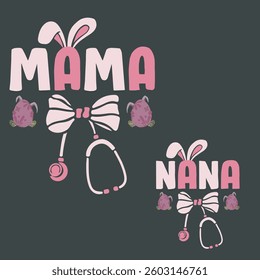Happy Easter Mama T Shirt