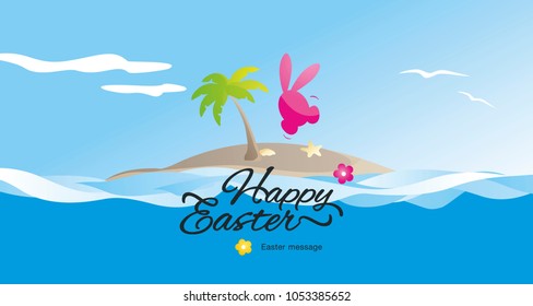 Happy Easter on the island in the middle of the ocean