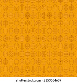Happy easter pattern • painted Easter eggs in the Ukrainian geometric style