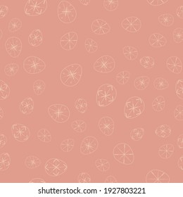 Fröhliches Ostermuster. Osterpastellrosa Hintergrund. Ostereier mit traditionellen Ornamenten. Druckbar für Scrapbooking, Papier, Grußkarten, Papier.