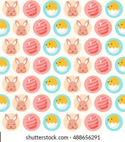 Happy Easter Pattern  : Vector Illustration