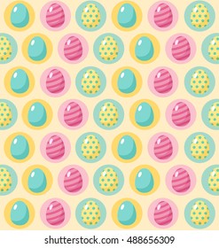 Happy Easter Pattern  : Vector Illustration