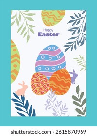 Happy Easter is perfect for your best holiday celebration card of the year