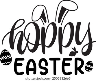 Happy Easter PNG Vector T-shirt Design