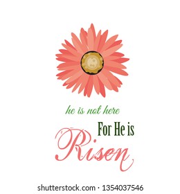 Happy Easter Quote, typography design for print or use as poster, flyer or T shirt