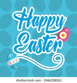happy easter rabbit