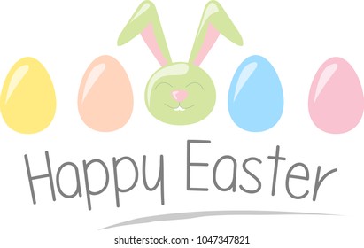 happy easter rabbit