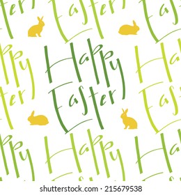 Happy Easter seamless pattern