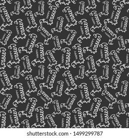 happy easter - seamless pattern. eps10 vector illustration. hand drawing