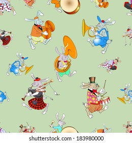 happy easter seamless pattern, vector illustration