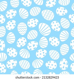 Happy Easter seamless vector background