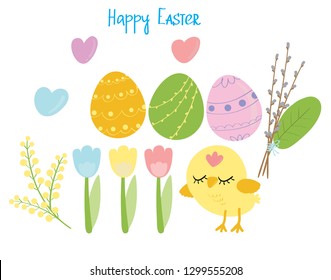 happy easter set