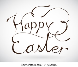 Happy Easter sign.