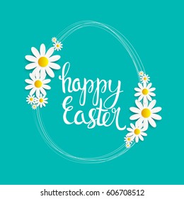 Happy Easter Spring Holiday Background Illustration EPS10