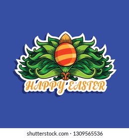 happy easter sticker 