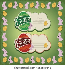 Happy Easter stickers