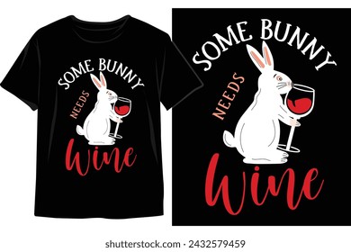 Happy Easter Sunday Dog t-shirt design. Bunny dog t-shirt design. Typography vector design