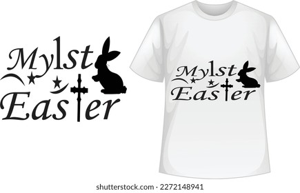 Happy Easter Sunday T-shirt Designs Template
