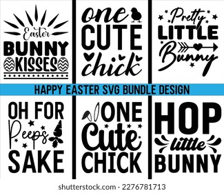 Happy Easter SVG Bundle,Christian Easter SVG Bundle,Easter Bunny svg,Bunny Svg, Spring Svg,Easter Quotes Saying, Retro Easter Cut Files Cricut,Easter Egg svg,Good for Happy Easter clothes, 