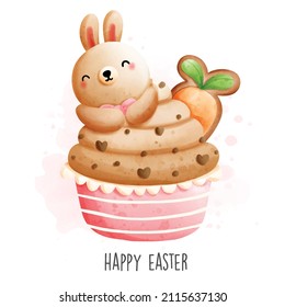Pascua feliz con quequitos dulces y pollo