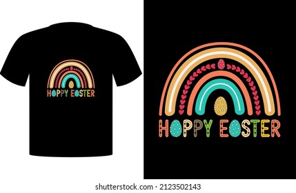 Happy Easter T Shirt Design template funny Easter day