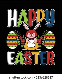 Happy Easter t shirt design