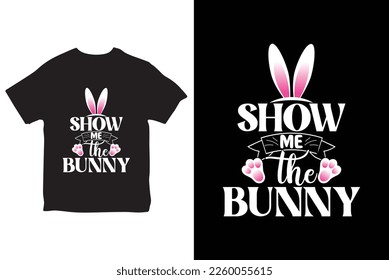 Happy easter t-shirt design template