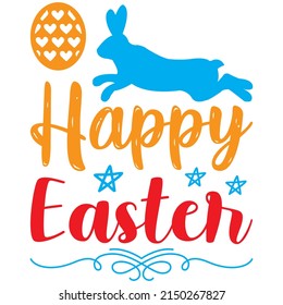 Happy Easter t-shirt design ,vector file.