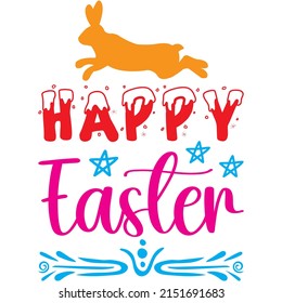 Happy Easter t-shirt design ,vector file.