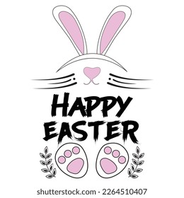 Happy Easter T-shirt Design Vector Illustration