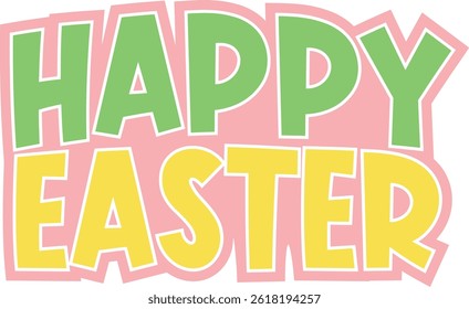Happy Easter typographic design collection.  compositions that are isolated on a clear background.  Hand-drawn elements, calligraphy, and lettering.  Useful for any print, including cards and posters