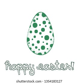 Happy Easter, typography design for print or use as poster, flyer or T shirt