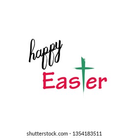 Happy Easter, typography design for print or use as poster, flyer or T shirt