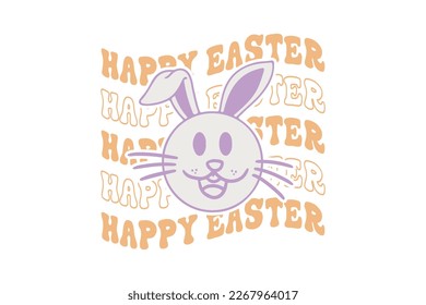 Happy Easter Typography T shirt design