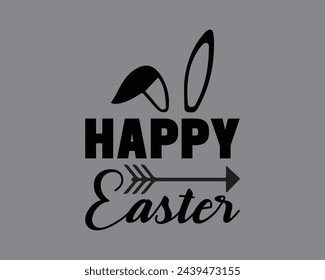 Happy Easter Typography T shirt design,happy easter day t-shirt design,Colorful Bunny t shirt,Easter Cut Files,Easter Bunny Design