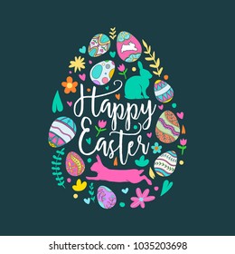 Happy Easter vector