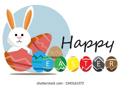 HAPPY EASTER VECTOR
