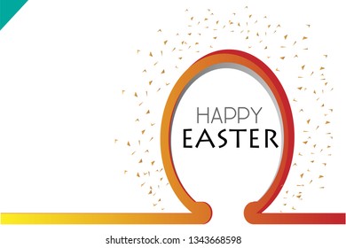 happy easter vector