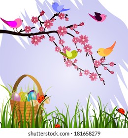 Happy easter - vector 