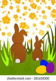 Happy easter - vector 