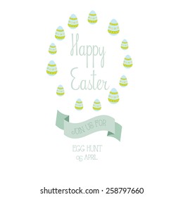 Happy Easter. vector