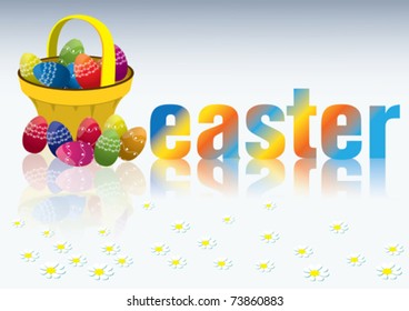 happy easter- vector