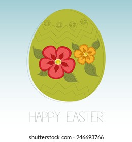 Happy easter vector background 