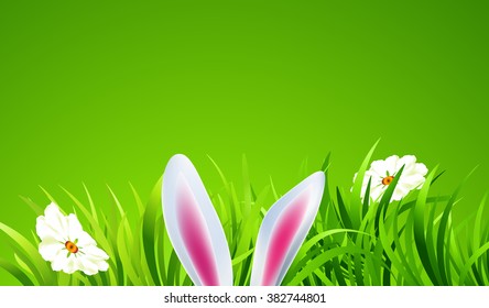 Happy Easter vector background