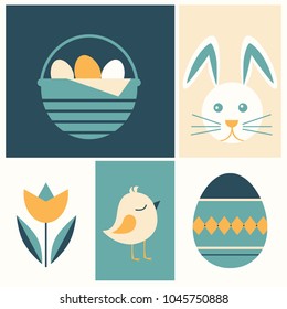 Happy Easter vector card