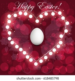 'Happy Easter' vector card for flyers, invitation, posters, brochure, banners and atc.