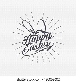 Happy easter vector design.
