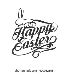 Happy easter vector design.
